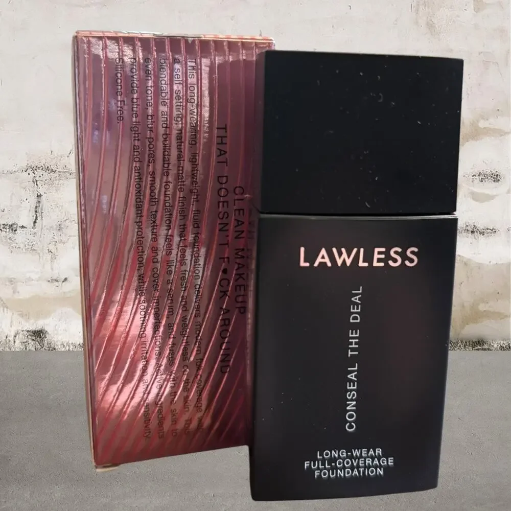 Lawless Conseal The Deal Long-Wear Full-Coverage Foundation in Cristallo NIB